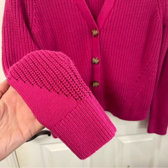 Pink LOFT Button Up Cardigan - Picture 4 of 7